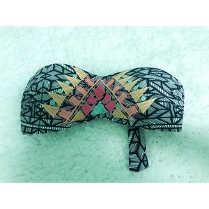 TRIBAL PRINK BANDEAU BIKINI TOP ✨